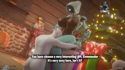 christmas christmas_tree fortnite fortnite:_save_the_world ray_(fortnite) robot robot_girl robot_humanoid