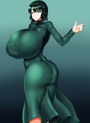 1girls alternate_breast_size areola_bulge ass ass_in_dress big_ass big_breasts big_butt bob_cut breasts breasts_bigger_than_head bubble_ass bubble_butt busty butt clothed clothes clothing dat_ass dress enormous_breasts eye_contact female female_focus female_only fubuki_(one-punch_man) fully_clothed gigantic_breasts green_dress green_eyes green_hair hips huge_ass huge_breasts huge_butt human human_only hyper_breasts keys large_ass large_breasts large_butt legs light-skinned_female light_skin long_sleeves looking_back massive_breasts medium_hair one-punch_man plump short_hair side_view smile smiling smiling_at_viewer smirk solo solo_female solo_focus standing teasing thick thick_ass thick_legs thick_thighs thighs tiger_drop tight_clothing top_heavy wide_hips