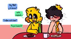 2boys amputee anotherh0rny_b anthro blush canine duo eltrollino furry golden_retriever los_compas male_only mammal masturbating masturbating_other mcyt mikecrack spanish_text sweat under_the_table yellow_body yellow_fur youtube youtube_hispanic youtuber youtubers