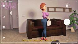 1girls 3d animated ass big_ass big_breasts breasts brown_eyes brown_hair crisisbeat curvaceous curves curvy dat_ass disney female female_only gif helen_parr hourglass_figure huge_ass large_ass lips milf pixar short_hair smooth_skin solo the_incredibles thick thick_thighs thigh voluptuous watermark wide_hips