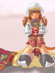 female female_only final_fantasy final_fantasy_xi mihli_aliapoh mithra peeing solo thighhighs