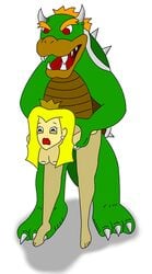 artist_request bowser breasts color female front_view human interspecies koopa male mario_(series) nintendo nipples nude princess_peach sex shellshock straight tagme