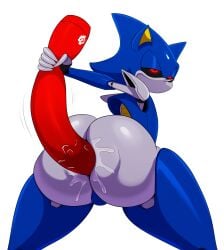 1boy anal anal_insertion anal_sex ass big_ass big_butt dildo edit edited fat_ass fat_butt gay male male_only metal_sonic robot sega sex_toy solo solo_male sonic_(series) sonic_the_hedgehog_(series) sssonic2 tagme thick_ass