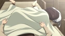 1boy 1girls asian asian_female attack_on_titan bed bedroom blowjob blowjob_under_sheets clothed clothed_female fellatio female implied_fellatio implied_oral interracial jean_kirstein jeankasa laying_down laying_on_back laying_on_bed lost_rarities male male/female male_pov mikasa_ackerman oral oral_sex pov shingeki_no_kyojin straight takapiko under_sheets unseen_female_face unseen_male_face