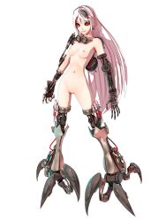 calne_ca completely_nude cyborg maeda_koutarou vocaloid white_hair