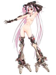 calne_ca cyborg deino_(artist) maeda_koutarou nipples pussy vocaloid white_hair