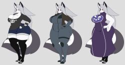 big_breasts breasts dewwydartz female furry hellhound helluva_boss loona_(helluva_boss) tagme thick_thighs toriel_(cosplay) wide_hips