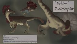 absurd_res animal_genitalia anus ass austroraptor dinosaur dromaeosaurid feathered_dinosaur feathers feral feral_only fish genital_slit genitals hi_res male marine presenting presenting_anus presenting_hindquarters reptile scalie slit solo solo_focus stuck svevato theropod through_wall