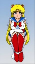 bishoujo_senshi_sailor_moon blonde_hair blue_eyes clothing dalelandorf7 erect_nipples erect_nipples_under_clothes large_breasts panties panties_down sailor_moon skirt toilet toilet_use usagi_tsukino white_panties white_panties_aside