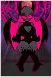 1female 1girl big_ass big_breasts big_thighs demon demon_girl demon_horns demon_wings female friday_night_funkin friday_night_funkin_mod mid-fight_masses mid_fight_masses midfight_masses nun pink_eyes sarvente_(dokki.doodlez) succubus transformation verdoshonsfw