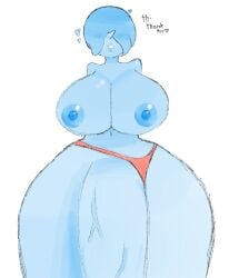1futa arms_behind_back belly_button big_areola big_breasts big_nipples big_penis blowjob blowjob_pov blue_body blue_hair blue_pearl_(steven_universe) blue_skin blush blushing_at_viewer blushing_female blushing_profusely breasts breasts_bigger_than_head breasts_out curvy curvy_figure curvy_hips curvy_thighs dialogue exposed_breasts exposed_penis exposed_shoulders fat_breasts fat_nipples fat_thighs flaccid futa_only futanari gem_(species) hair_over_eyes hearts_around_head huge_breasts huge_cock huge_hips huge_nipples huge_thighs humanoid humanoid_penis large_breasts large_penis lipstick massive_breasts massive_cock massive_hips massive_nipples massive_thighs nipples nude nude_female penis penis_out puffy_areola puffy_nipples red_panties short_hair solo solo_female standing steven_universe submissive_female taller_female taller_girl veiny_penis