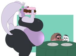 big_ass big_breasts breasts dd_(dewwydartz) dewwydartz female goodra huge_ass lopunny olivia_(dewwydartz) original original_character original_characters pokemon pokemon_(species) val_(dewwydartz)