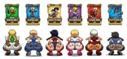 ai_generated annie_(skullgirls) ass ass_chart skullgirls squat