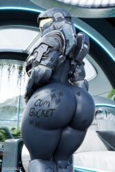 armored_female body_writing bodysuit fat_ass female female_spartan_(halo) guidugalle guimontag halo_(series) power_armor spartan_(halo) thick_thighs