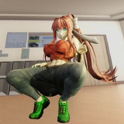 1girls 2023 3d abs areolae art_trade ass barefoot belly_button belt belt_buckle better_version_at_source big_ass big_breasts blender blender_(software) blush blush_lines breasts brown_hair classroom cleavage cleavage_cutout closet clothed clothed_female curvaceous curvy doki_doki_literature_club female female_only fingernails footwear full_body green_eyes green_nail_polish green_nails green_shoes hair_ribbon hairbow hand_on_leg hand_on_thigh holding_breast holding_leg just_monika kiro93591529 large_ass light-skinned_female light_skin long_hair long_ponytail looking_at_viewer looking_down monika_(doki_doki_literature_club) nail_polish nipples nipples_visible_through_clothing o_face pants ponytail pussy shoes solo solo_female spread_legs squat squatting squatting_position toenail_polish toenails voluptuous white_bow white_ribbon