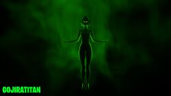 1girls female fortnite fully_nude goddess gojiratitan gojiratitannsfw greek_mythology green_eyes green_hair ominous persephone_(fortnite)