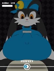 1boy 1girls animated beat_banger big_breasts black_fur blowjob blue_clothing blush breast_grab breasts cabbit clothed cum cum_in_mouth faceless_male feline fellatio female furry klonoa klonoa_(series) male moo_(klonoa) nightmare_klonoa nipples oral orange_eyes paizufella paizuri penis pink_nipples rabbit rule_63 self_upload sound straight tagme titfuck-blowjob topless toriel_beat_banger video