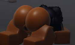 1girls 3d 3d_(artwork) ass big_ass dark-skinned_female dark_skin ktrr34 nude pussy roblox robloxian tagme