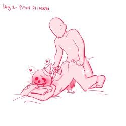 ambiguous_gender anal_sex anon anonymous_character doggy_style doggy_style_position hugging_pillow implied_male jack_in_the_box kinktober kinktober_2023