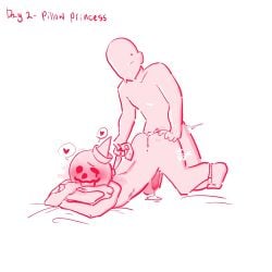 ambiguous_gender anal_sex anon anonymous_character doggy_style hugging_pillow implied_male jack_in_the_box kinktober kinktober_2023