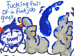 1boy 2boys alien alien_humanoid black_hair color colored colored_skin feet foot_focus foot_job footjob grey_skin hiveswap homestuck homestuck_troll horn horns humanoid kupspornlol male male_focus male_only sketch solo solo_male sweat sweatdrop sweaty tentabulge tentacle_penis troll twitter_link white_background zebruh_codakk