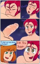 brawl_stars buster_(brawl_stars) colt_(brawl_stars) comic comic_page deepthroat gay nahu