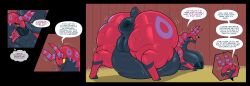 absurd_res anus arthropod ass ass_up balls big_anus big_balls big_breasts big_butt black_body blush bodily_fluids breasts busty_feral dialogue drpolice duo fellatio female feral generation_5_pokemon genital_fluids genitals hi_res huge_balls huge_breasts huge_butt hyper hyper_breasts hyper_butt intraspecies male male/female nintendo obese obese_female obese_feral oral overweight overweight_female overweight_feral penile plump_labia pokemon pokemon_(species) presenting presenting_hindquarters puffy_anus pussy red_body scolipede sex speech_bubble sweat sweaty_butt vaginal_fluids