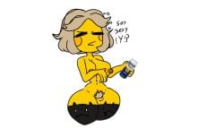 1girls areolae artist_request blonde_hair breasts corona_(beer) drunk layunu mostly_nude nipples noob_(roblox) pubic_hair pussy_hair roblox roblox_avatar robloxian short_hair source_request tagme thick_thighs thighhighs thighs yellow_skin youtube youtube_hispanic youtuber