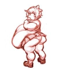 sayori (doki doki literature club) from doki doki literature club by decisivetang (artist)