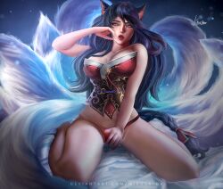 ahri from league of legends by wikusa