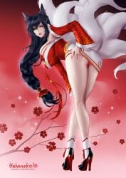 9_tails ahri animal_ear_fluff animal_ears animal_girl ass big_ass big_breasts black_hair breasts busty child_bearing_hips cleavage clothing curvaceous curves curvy curvy_body curvy_female curvy_figure curvy_hips dat_ass evil_grin evil_smile eyelashes eyeliner eyeshadow facial_markings female fluffy fluffy_ears fluffy_tail fluffy_tails fox fox_ears fox_girl fox_tail furry_tail glistening glistening_body glistening_breasts glistening_hair glistening_skin grin heheneko hips hourglass_figure huge_breasts humanoid inner_ear_fluff kemonomimi kitsune large_breasts league_of_legends light-skinned_female light_skin lips lipstick long_hair multiple_tails naughty_face nine_tailed_fox pale-skinned_female pale_skin panties red_panties riot_games seduction seductive seductive_eyes seductive_look seductive_smile smile smiling smiling_at_viewer suggestive suggestive_look suggestive_pose tail tease teasing teasing_viewer thick_thighs thighs vastaya video_games voluptuous wide_hips yellow_eyes