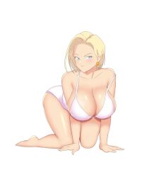 android_18 big_breasts dragon_ball dragon_ball_super dragon_ball_z female mangakay84 tagme underwear