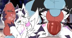 2026 balls claws collar countershade_torso countershading digital_drawing_(artwork) digital_media_(artwork) erection faceless_character faceless_feral faceless_male female female_penetrated feral feral_on_feral feral_penetrated feral_penetrating feral_penetrating_feral fingers fur generation_4_pokemon generation_6_pokemon genitals hi_res horn lone_(lonewolffl) lonewolffl luxray male male/female male_penetrating male_penetrating_female mega_absol mega_evolution nintendo penetration penile penile_penetration penis penis_in_vagina pokemon pokemon_(species) rear_view sex tail tongue vaginal vaginal_penetration vulva