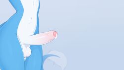 animated anthro balls blue_body blue_skin bodily_fluids cum cum_dripping_from_penis cumshot dragon ejaculation femboy genital_fluids genitals gradient_penis hair hi_res infinite_cum infinite_genital_fluids loop male male_only mythological_creature mythological_scalie mythology naomi-tyan navel penis pink_penis scalie small_waist solo tail tail_tuft throbbing throbbing_penis tuft white_balls white_body white_hair white_skin yoona_long