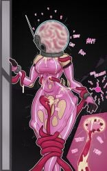 3_eyes armor bodily_fluids bound breasts clothing cum cum_drip cum_in_mouth cum_in_vagina cum_inside cum_on_face cumshot dripping drowning_in_cum ejaculation english_text female forced genital_fluids gradient hair headgear helmet hi_res horn impregnation impregnation_attempt impregnation_risk interspecies_impregnation medium_breasts mind_break muffled muffled_moaning muffled_speech multi_eye onomatopoeia oral oral_penetration penetration pink_hair questionable_consent rape restrained restrained_by_tentacles scorchedrose9 scut_tail sex short_hair short_tail side_shave skinsuit sound_effects space spacesuit speech_bubble story_in_picture tail tentacle_in_mouth tentacle_penetration tentacle_rape tentacle_sex tentacles terebi text thrusting tight_clothing tremble_spikes x-ray_view
