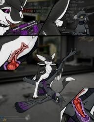 2026 3_fingers 3_toes 4_ears 4_toes 5_panel_comic absurd_res android animal_genitalia animal_penis animal_vulva anthro anthro_on_anthro anthro_penetrated anthro_penetrating anthro_penetrating_anthro anthro_penetrating_female avali avian beak biped bird black_body black_claws black_feathers black_finger_claws black_fur black_genitals black_hair black_sclera black_toe_claws black_vulva blurred_background bodily_fluids box breath canine_genitalia canine_vulva cervix chest_tuft chime_(clawswork) claws close-up collar colored comic container countershading cuntboy cuntboy_sans_balls cutaway detailed dialogue digital_drawing_(artwork) digital_media_(artwork) digitigrade directional_arrow dominant dripping duo english_text enjoying erection feathered_wings feathers feet female female_anthro female_on_bottom female_penetrated finger_claws fingers flexible fluffy from_front_position fucked_silly fur furniture fyr_(fenrir784) genital_fluids genital_slit genitals grabbing grey_body hair head_tilt herm hermaphrodite hi_res holding_box holding_container holding_leg holding_leg_up holding_object inside internal internal_vaginal intersex intersex/female intersex_on_top intersex_penetrating intersex_penetrating_female interspecies intravaginal_penis knot knotted_penis knotted_tapering_penis knotting leg_glider_position leg_grab looking_at_another looking_pleasured lying machine male_(lore) maleherm maleherm/female maleherm_on_top maleherm_penetrating maleherm_penetrating_female markings mischievous_smile modular modular_genitalia multi_ear multi_genitalia multicolored_body multicolored_feathers multicolored_tail narrowed_eyes nude nude_anthro on_back on_bottom on_top one_leg_up onomatopoeia open_mouth panting penetration penile penile_penetration penis penis_in_vagina pink_genitals project76 purple_body purple_eyes purple_genitals purple_markings purple_vulva pussy question_mark raised_leg robot scissor_position scissored_leg_glider_position sex signature smile smug sound_effects speech_bubble spiked_collar spikes splits spread_legs spreading standing synth_(vader-san) tail talons tapering_penis teeth text toe_claws toes tongue tuft tufted_fur url uterus vaginal vaginal_fluids vaginal_fluids_on_penis vaginal_fluids_on_vulva vaginal_knotting vaginal_penetration vertical_splits vulva white_body white_feathers white_fur winged_arms wings x-ray_view yellow_eyes