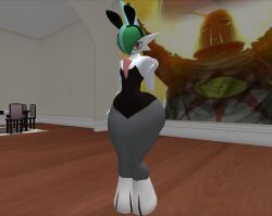 bunnysuit femboy gallade lenny_(zer0264) pokémon_(species) pokemon pokemon_(species) tagme thick_thighs zer0264