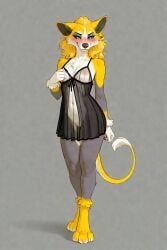 1girls ai_generated anthro_female black_sclera blonde blonde_hair blue_eyes boltund dog_girl female generation_3_pokemon original_character pokemon pokemon_(species) rica_(scorpianpp) scorpianpp self_upload short_hair stable_diffusion yellow_fur