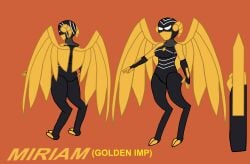1girl 1girls 2026 4_fingers 4_toes amputated amputated_leg amputation angel angel_girl angel_wings armored_female armored_gloves ass blade blade_arm bladed_weapon blind_peacock_draws blind_peacock_draws_(artist) boots breasts closed_wings exorcist_(hazbin_hotel) feathered_dress feathered_wings feathers gloves golden golden_wings hazbin_hotel hazbin_hotel_oc helluva_boss helluva_boss_oc helmet hooves horns horns_and_hooves lipstick long_hair masked masked_female medium_breasts milf miriam_(blindpeacockdraws) mother_(lore) naked naked_female no_clothes no_legs open_wings original original_art original_artwork original_character reference_sheet robotic_legs robotic_wings scar scared scared_female skirt spear tagme the_golden_imp_(blindpeacockdraws) wavy_hair white_body white_hair white_skin wings x_eye yellow_eyes