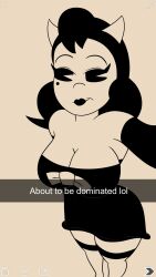 alice angel from bendy and the ink machine by beanontoast