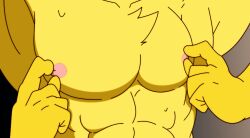 2boys abs anthro areola areolae bara burebure canid canine doppelganger from_behind los_compas mammal mikecrack mikecrack.exe minecraft_youtubers muscular muscular_male nipple_play nipples pecs pectorals pink_nipples sweat sweatdrop yellow_body yellow_fur youtube_hispanic youtuber youtubers