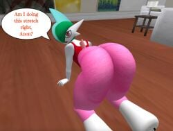 big_ass bubble_butt gallade lenny_(zer0264) nintendo original_character pokemon pokemon_(species) pokemon_dppt tagme zer0264