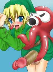 link male monster_on_male octorok smooth_skin tentacle_on_male the_legend_of_zelda