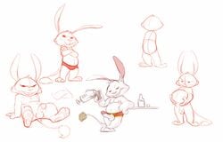 anthro balls disney dr_hamsterviel erection humanoid_penis lilo_and_stitch male male_only mammal penis rodent sketch solo tenderule34