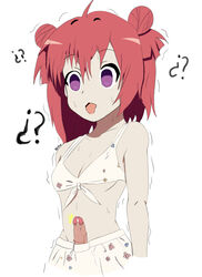 1futa akari_akaza artist_request cum cum_in_penis empty_eyes futanari intersex yumo yuru_yuri yuruyuri