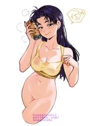 misato katsuragi from neon genesis evangelion by snegovski