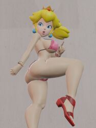 princess peach from mario (series) by temmay09