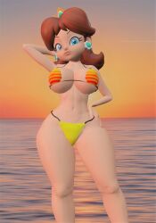 princess daisy from mario (series) by temmay09