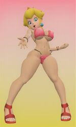 princess peach from mario (series) by temmay09