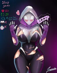 gwen stacy from marvel by sarizuh